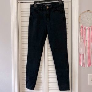 🌻 AE Denim X hi-rise jeggings, 8 Long